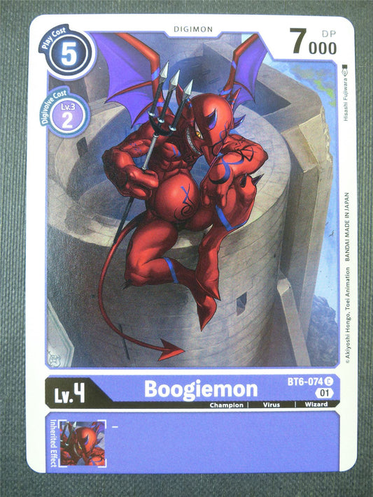 Boogiemon BT6-074 C - Digimon Card #617