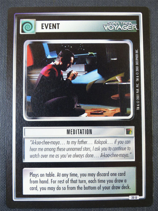 Meditation - Voyager - Star Trek Card #66C