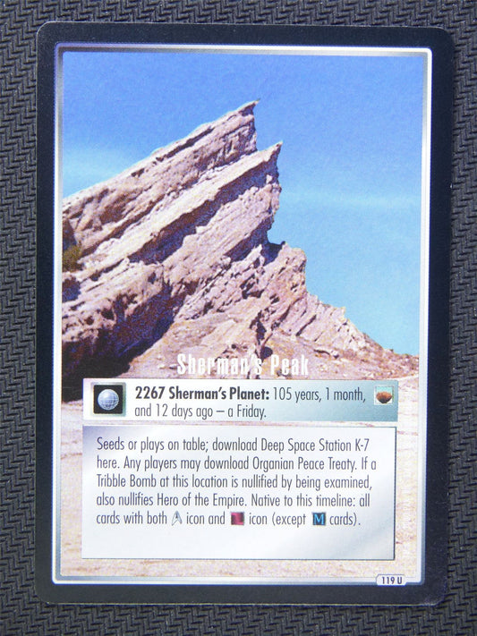 Shermans Peak - Star Trek Card #5C9