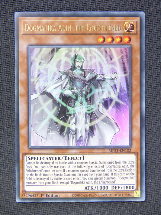 DogmataAdin Enlightened MP21 Ultra Rare - Yugioh Cards #5EG