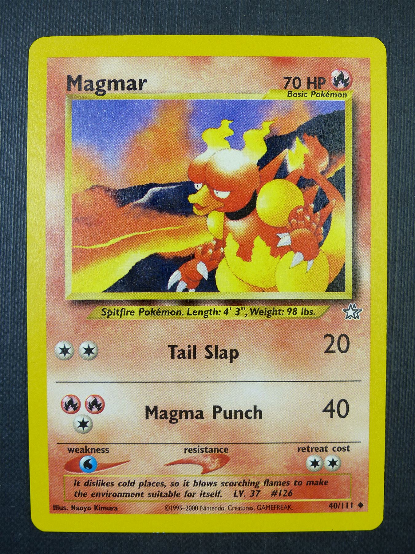Magmar 40/111 - Pokemon Card #7R1