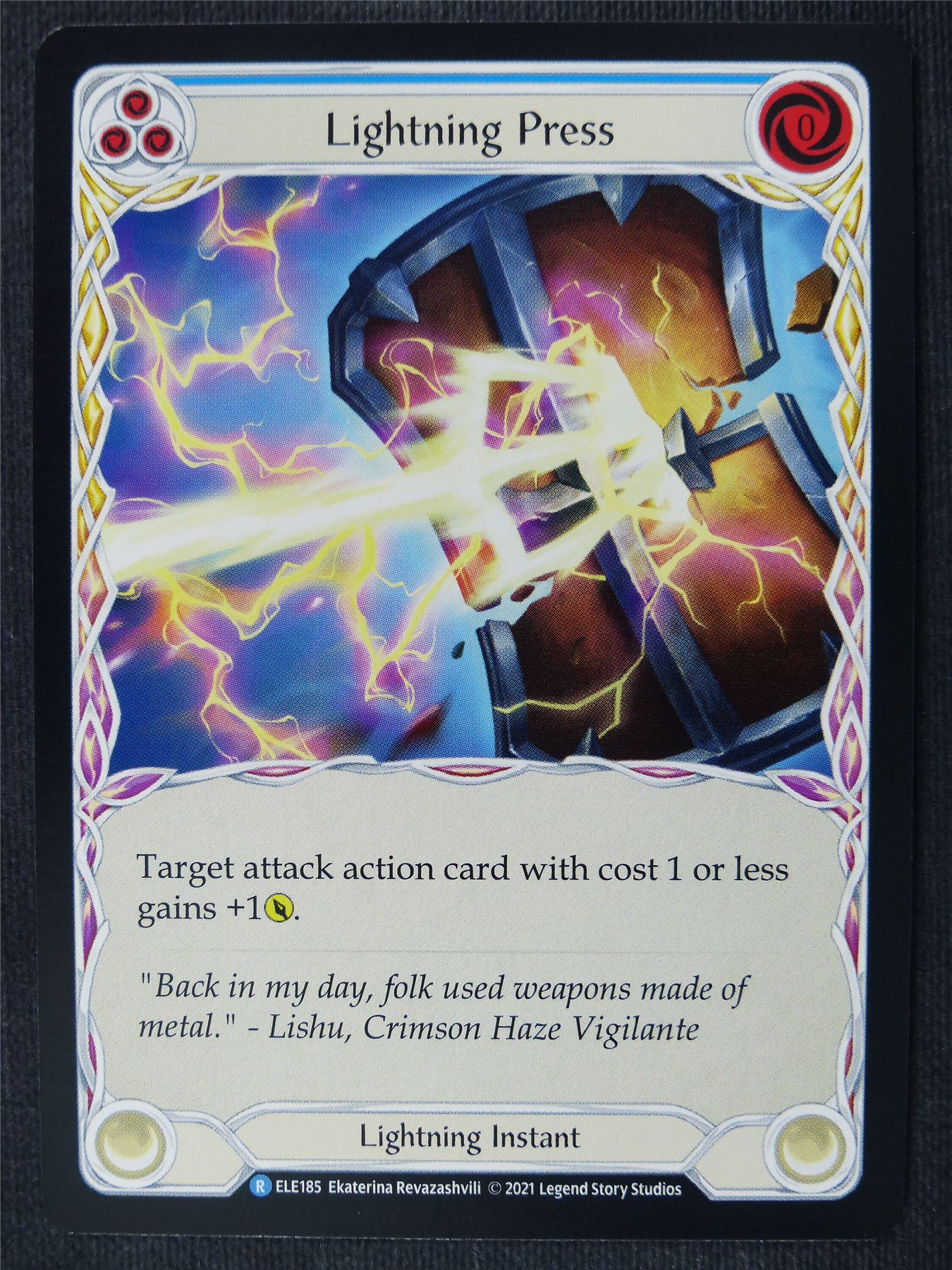 Lightning Press R Blue - 1st Ed Tales of Aria - Flesh and Blood