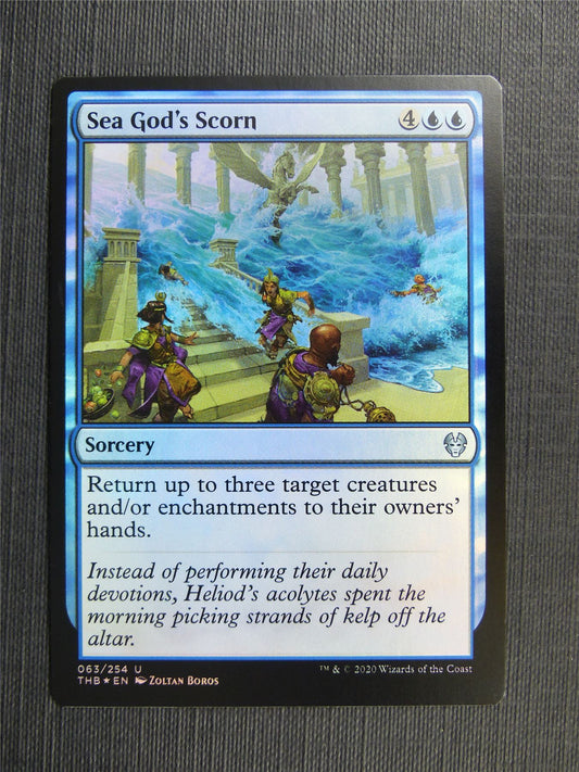 Sea God's Scorn Foil - Theros Collector Ed - Mtg Magic Cards #3KE