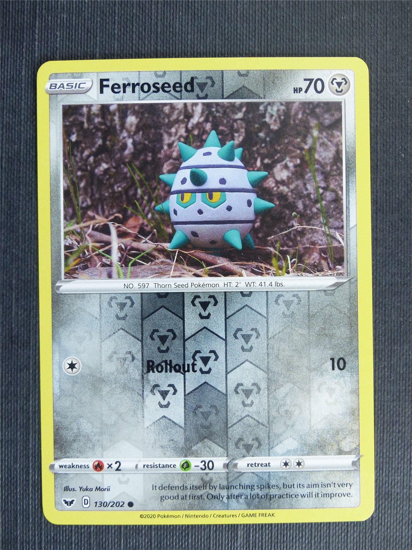 Ferroseed 130/202 Reverse Holo - Pokemon Cards #1O3