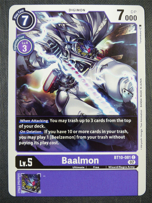 Baalmon BT10-081 - Xros Encounter - Digimon Card #99N