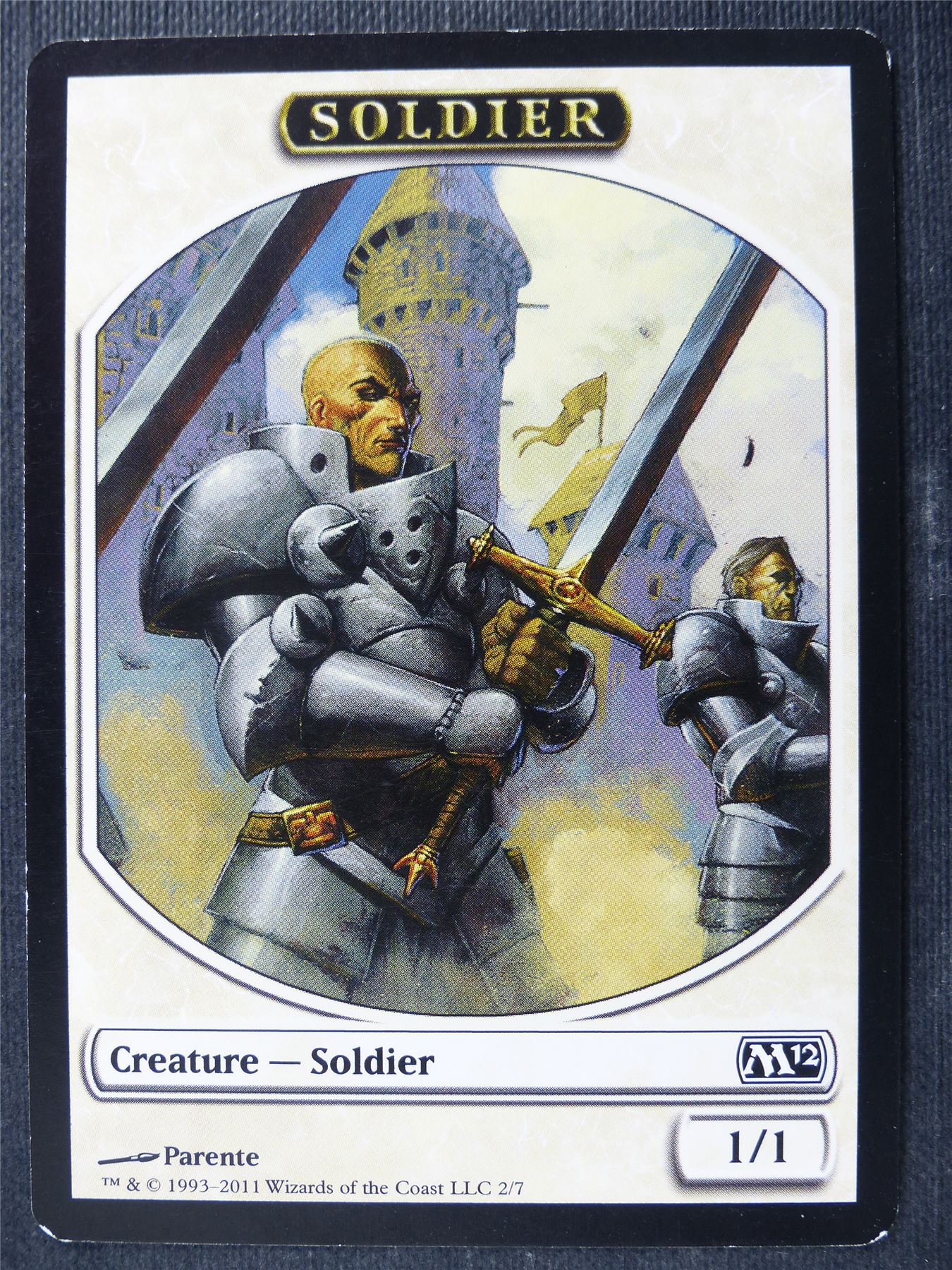 Soldier Token - Mtg Card #3ZO