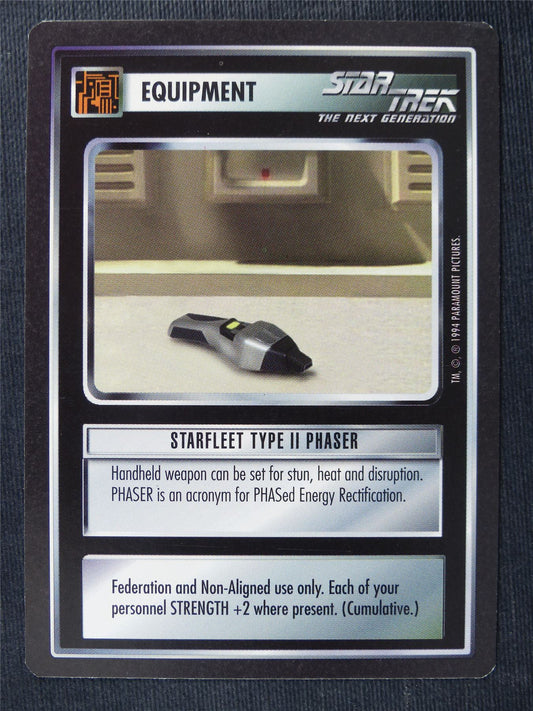 Starfleet Type II Phaser - NG - Star Trek Cards #11Y