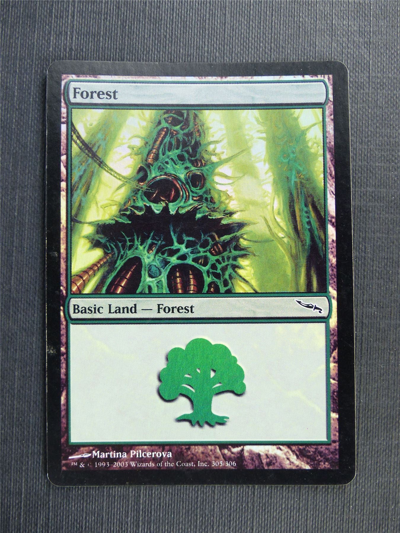 Forest 305/306 Foil - Mtg Magic Cards #52P