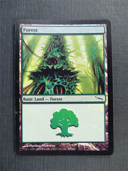 Forest 305/306 Foil - Mtg Magic Cards #52P