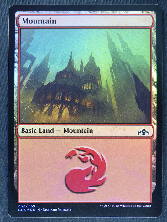 Mountain 263/259 Foil - Mtg Magic Cards #1J0