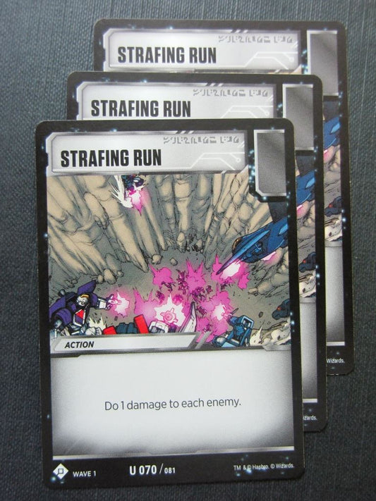 Strafing Run U 070/081 x3 - Transformers Cards # 7F63