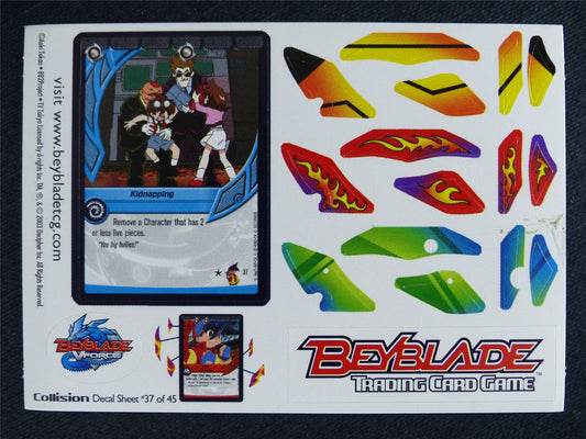 Beyblade Card Decal 37/45 - Beyblade Cards #WC