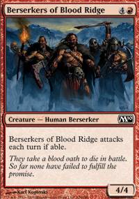 Mtg Magic Card: M10 : Berserkers of Blood Ridge
