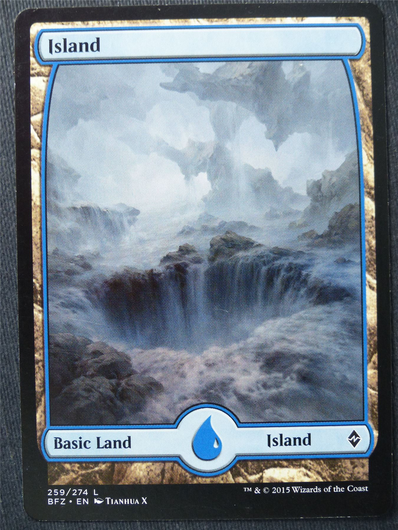 Island Full Art 259/274 - Mtg Magic Cards #D1