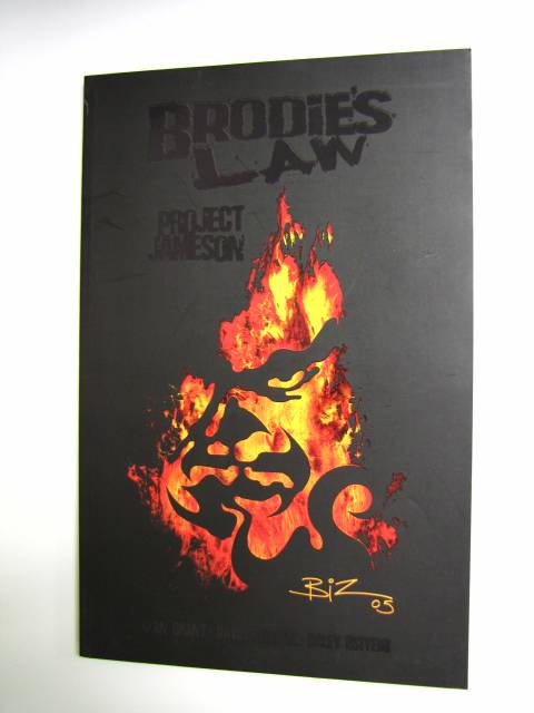 Graphic Novel: Brodies Law, Project Jameson