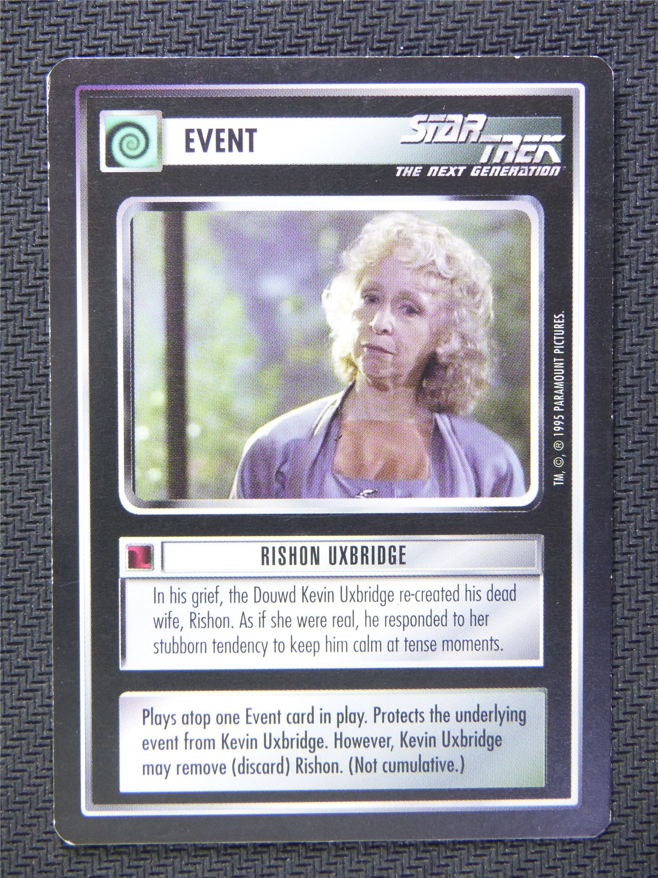 Event Rishon Uxbridge - Star Trek CCG Next Gen #55V