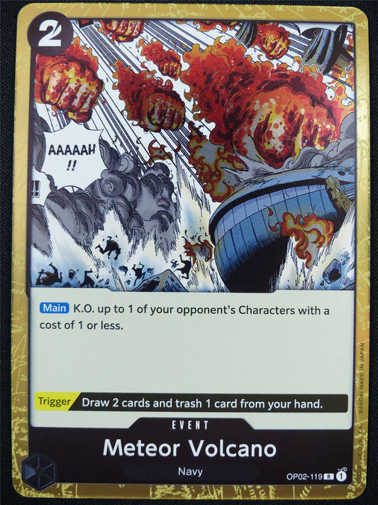 Meteor Volcano OP02-119 R - One Piece Card #E1