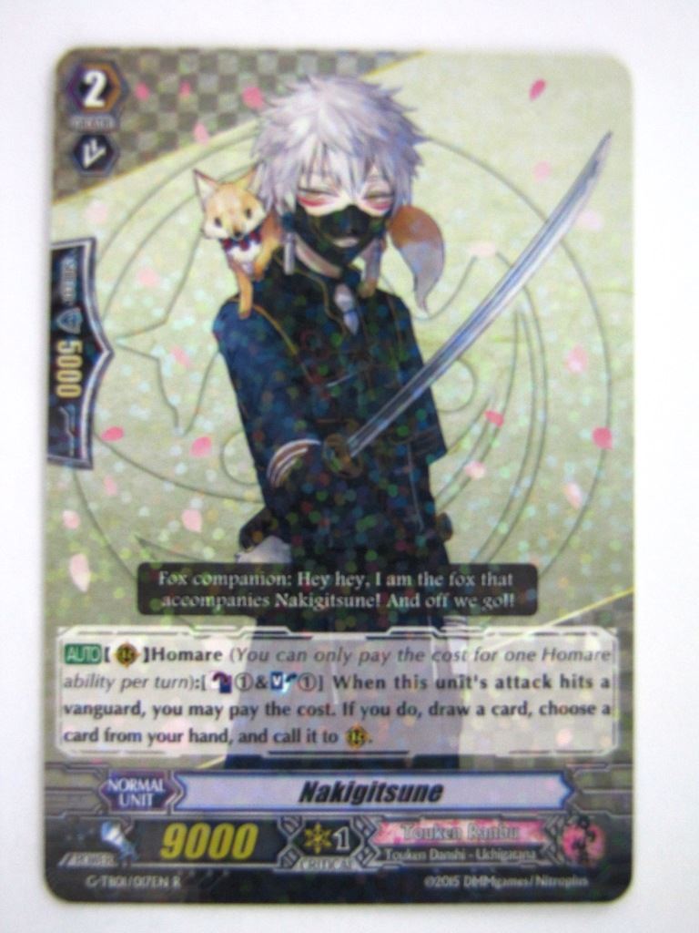 Vanguard Cards: NAKIGITSUNE G-TB01 R # 1F29