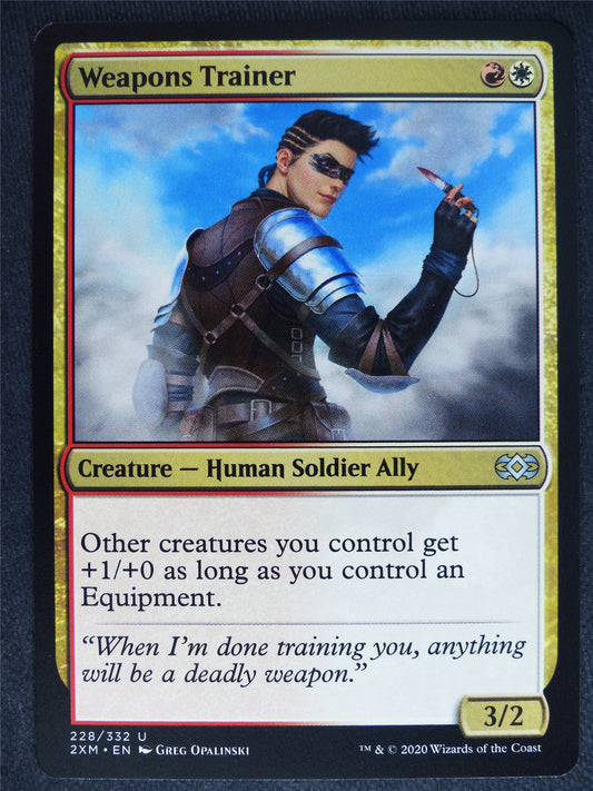 Weapons Trainer - Double Masters - Mtg Magic Cards #41