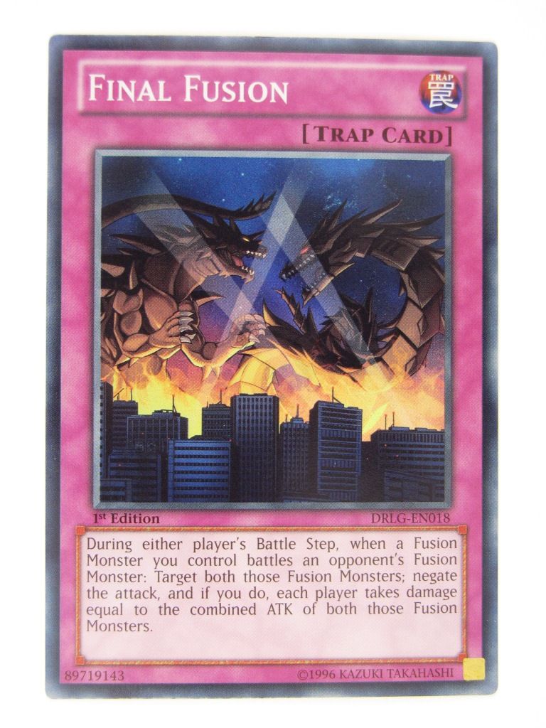 Yugioh Cards: FINAL FUSION DRLG: Dragons of Legend 1st Ed