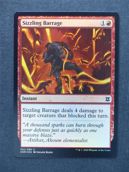Sizzling Barrage Foil - Mtg Magic Cards #QC