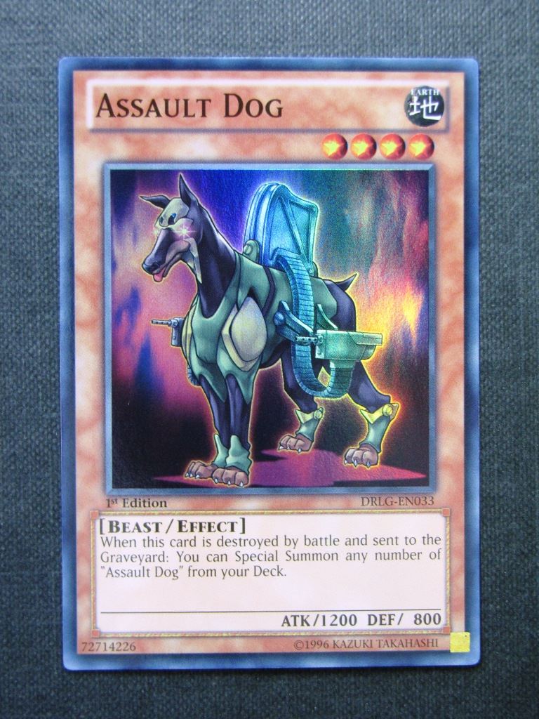 Assault Dog DRLG Super Rare - Yugioh Cards #1GW