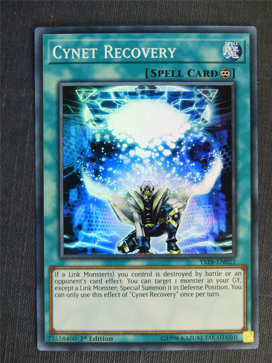 Cynet Recovery YS18 Super Rare - 1st ed - Yugioh Cards #28A