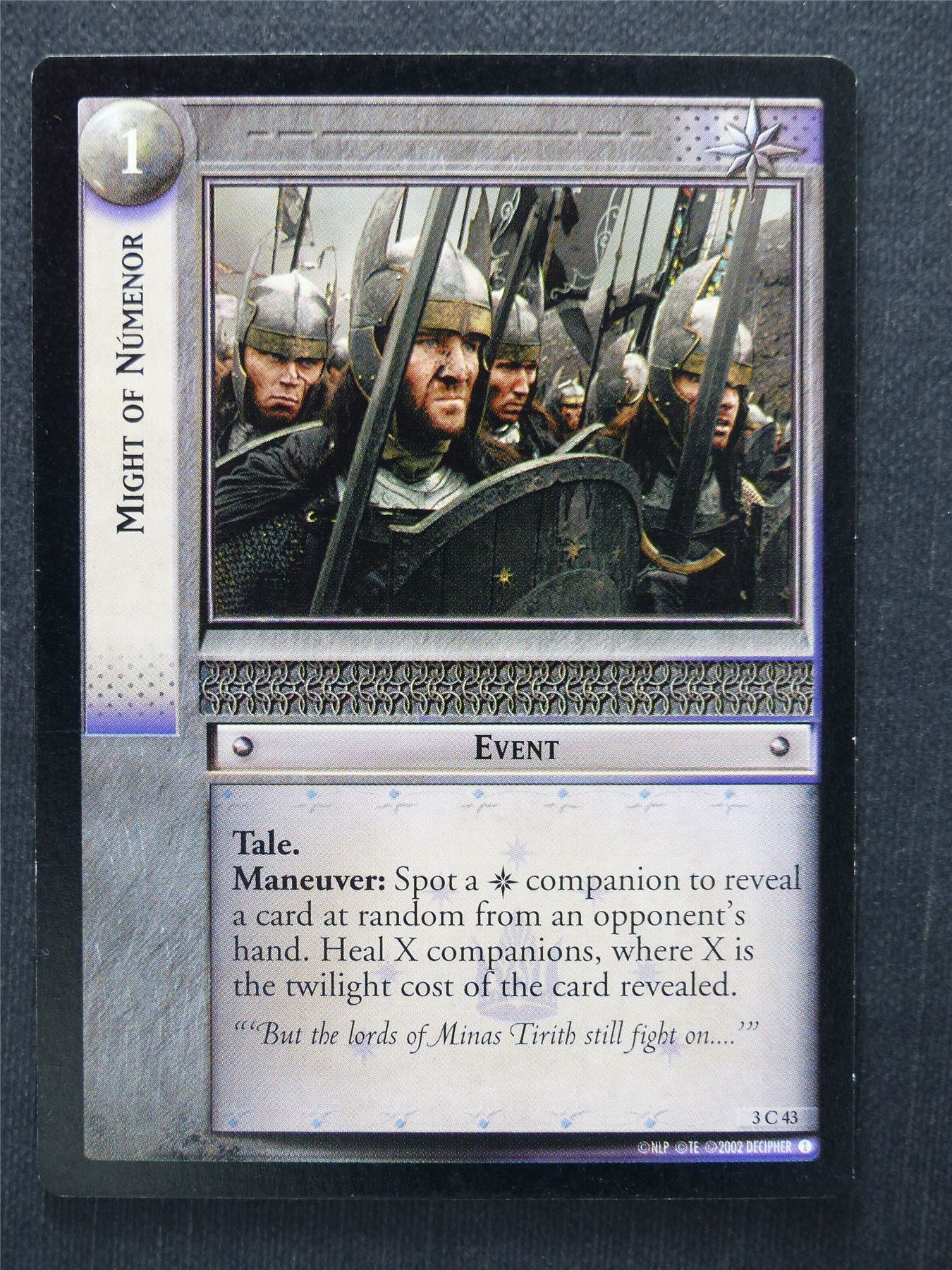 Might of Numenor 3 C 43 - LotR Cards #ON