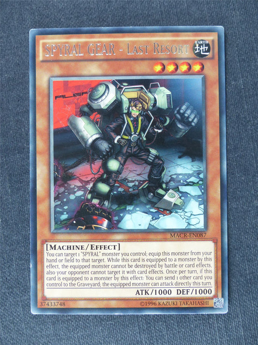 Spyral Gear - Last Resort MACR Rare - Yugioh Cards #TM