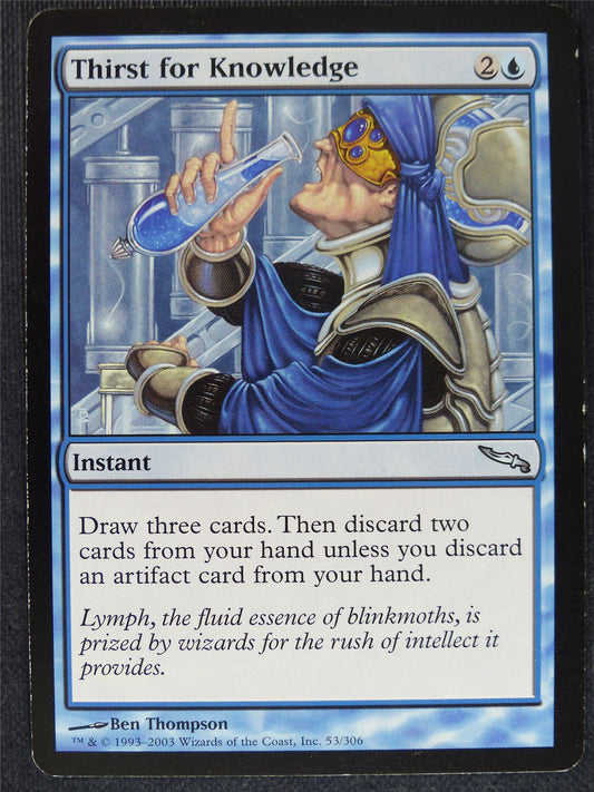 Thirst for Knowledge - Mtg Magic Cards #GE