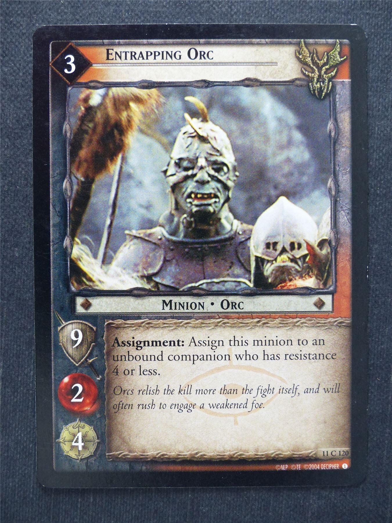 Entrapping Orc 11 C 120 - LotR Cards #M4