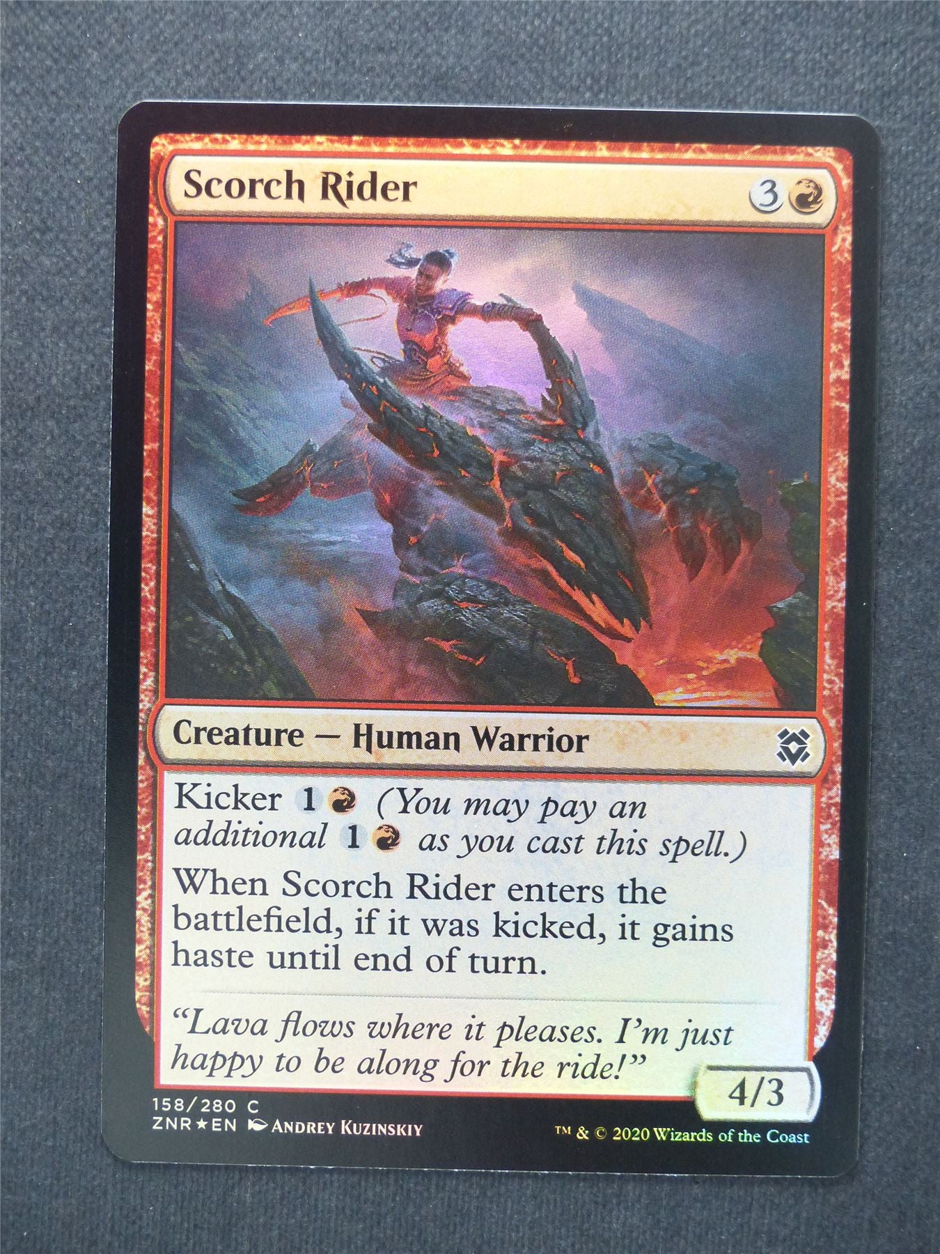 Scorch Rider Foil - Mtg Magic Cards #4X