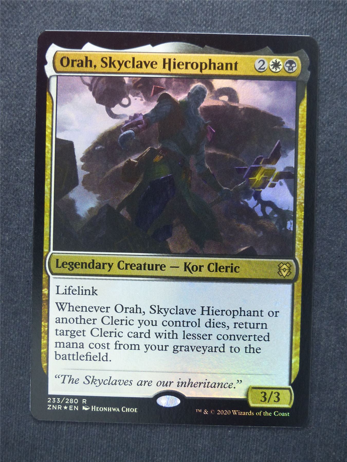 Orah Skyclave Hierophant Foil - Mtg Magic Cards #3G