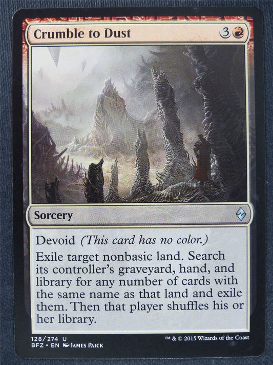 Crumble to Dust - Mtg Magic Cards #D1