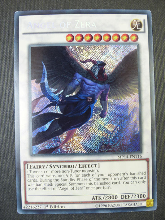 Angel of Zera MP14 Secret Rare - 1st ed Yugioh Card #254