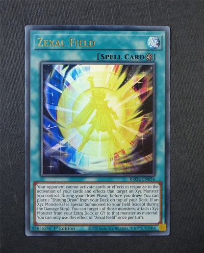 Zexal Field BROL Ultra Rare 1st Ed - Yugioh Card #5E6