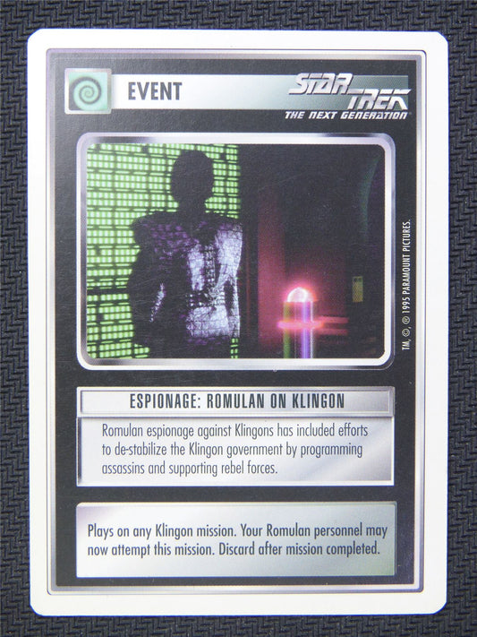 Event Espionage Romulan Klingon - Star Trek CCG Next Gen #4WE