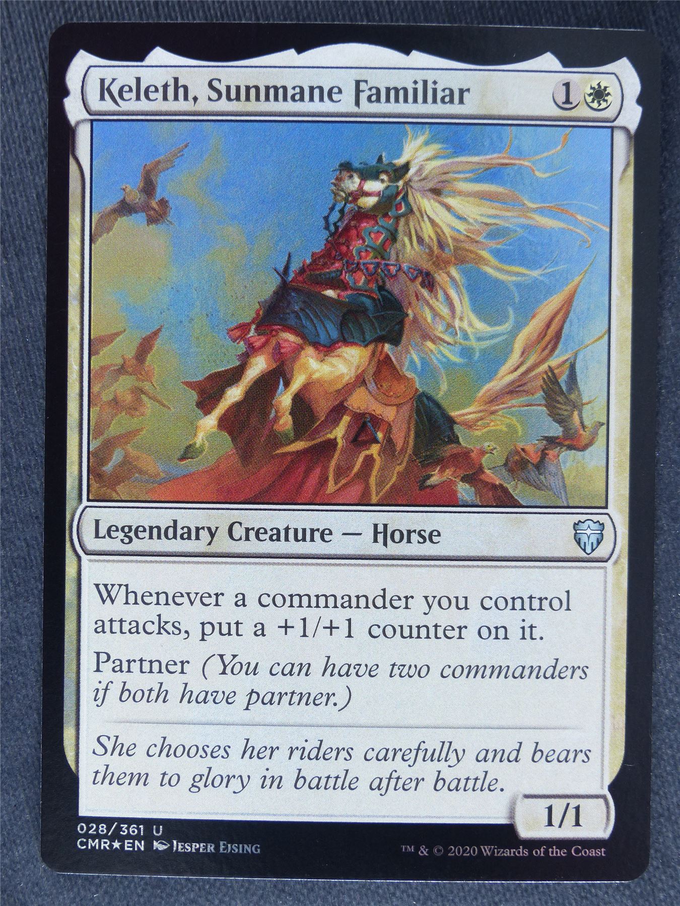 Keleth Sunmane Familiar Foil - Mtg Magic Cards #IG