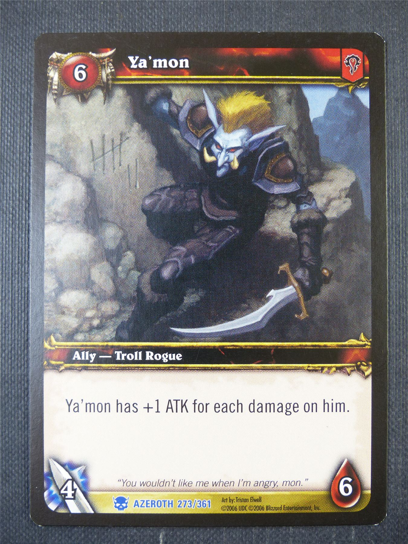 Ya'mon 273/361 - WoW Card #1CT