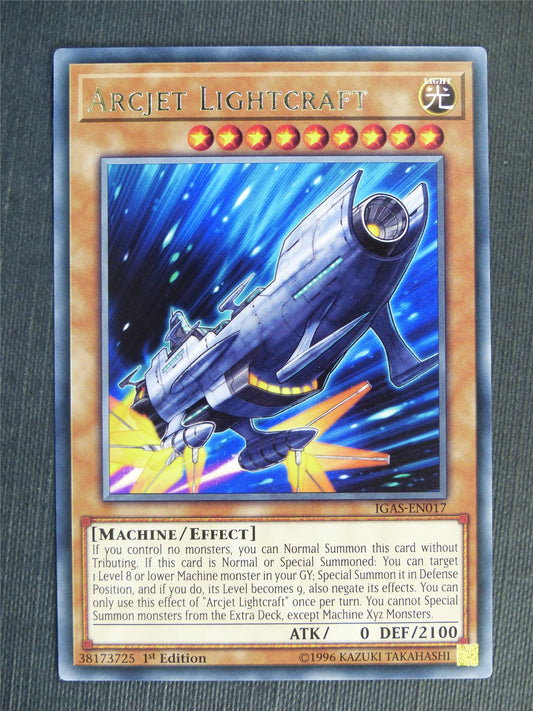 Arcjet Lightcraft IGAS Rare - 1st ed - Yugioh Cards #27W