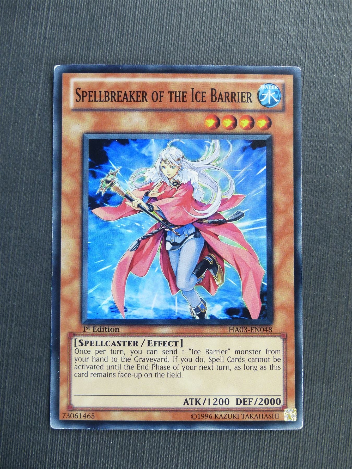 Spellbreaker of the Ice Barrier HA03 Super Rare - 1st ed - Yugioh Cards #4LP