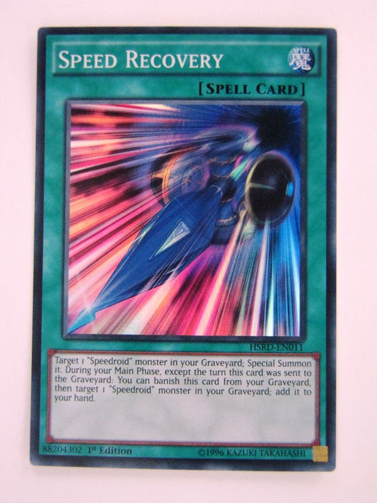 Yugioh Cards: SPEED RECOVERY HSRD SUPER RARE # 2H13