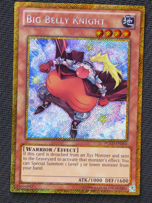 Big Belly Knight PGLD Gold - Secret Rare - Yugioh Card #62M