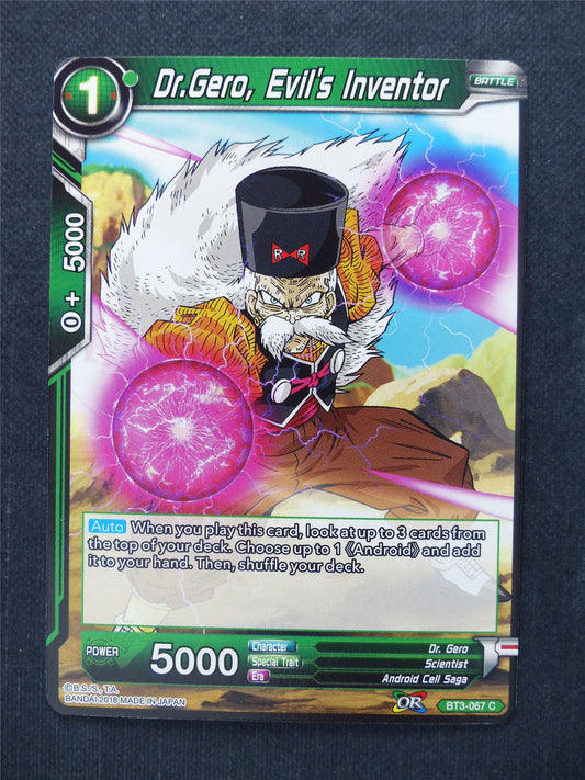 Dr.Gero Evil's Inventor - Dragon Ball Super Cards #EA