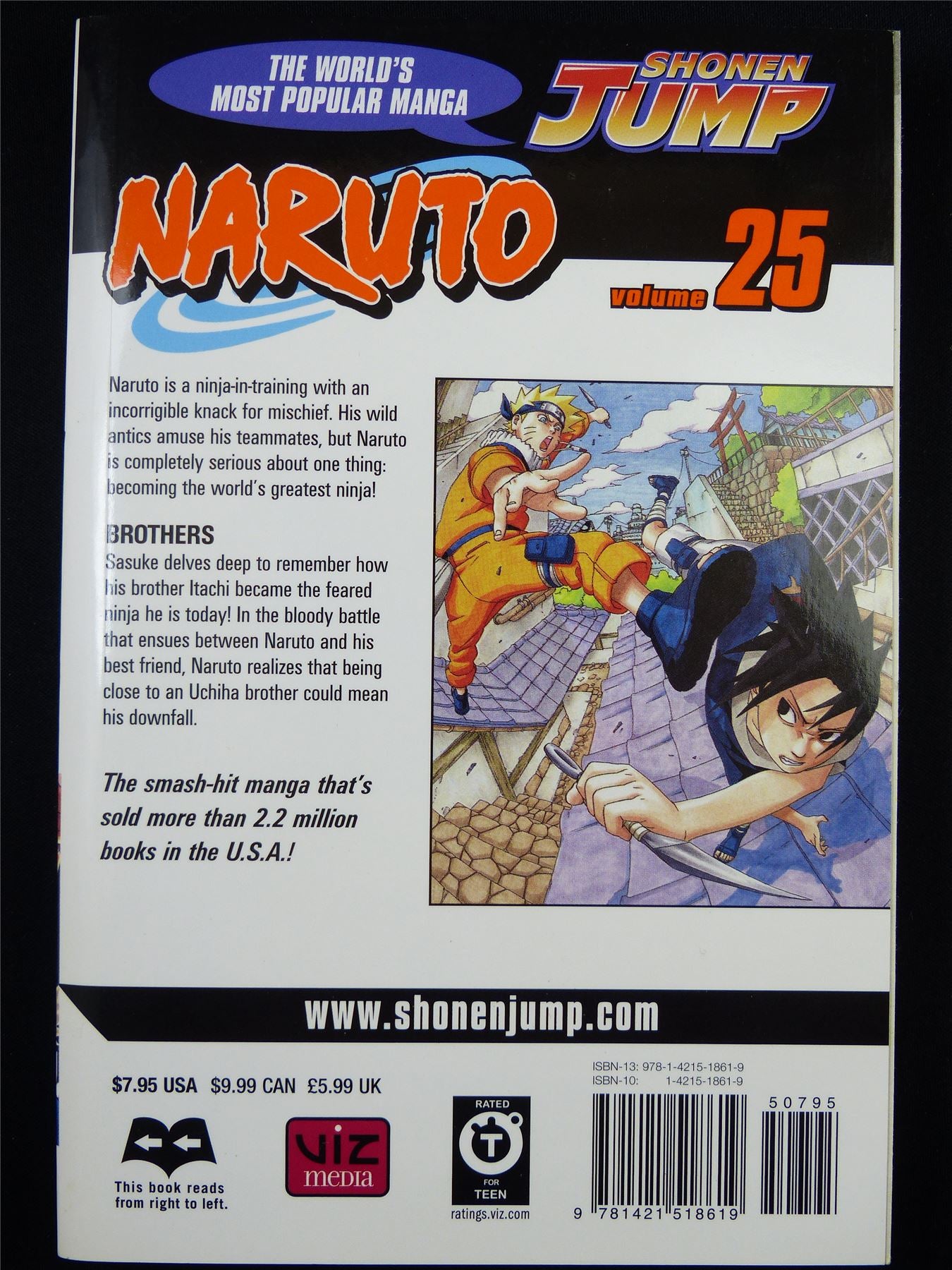 NARUTO Volume 25 - Shonen Jump Viz Manga #3I5