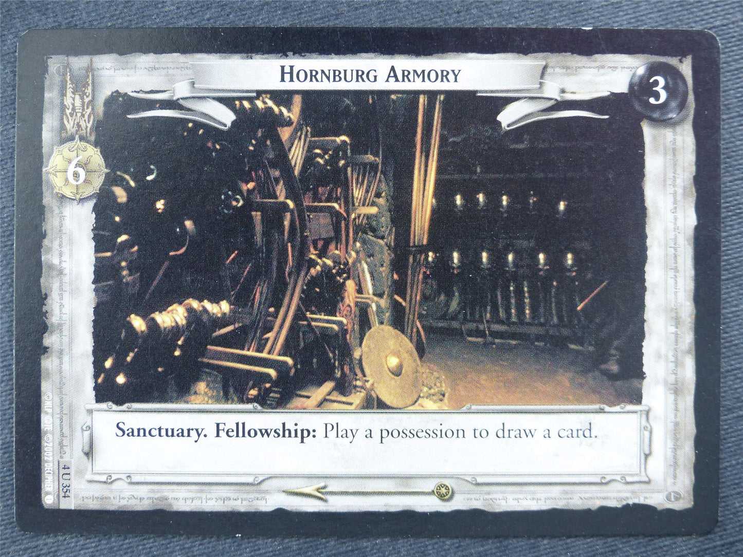 Hornburg Armory 4 U 354 - LotR Cards #NY