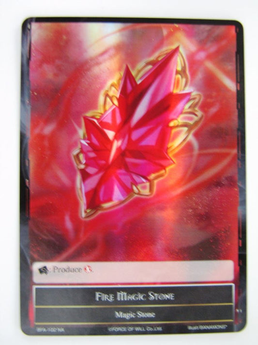 Force of Will Cards: FIRE MAGIC STONE FOIL # 15C98