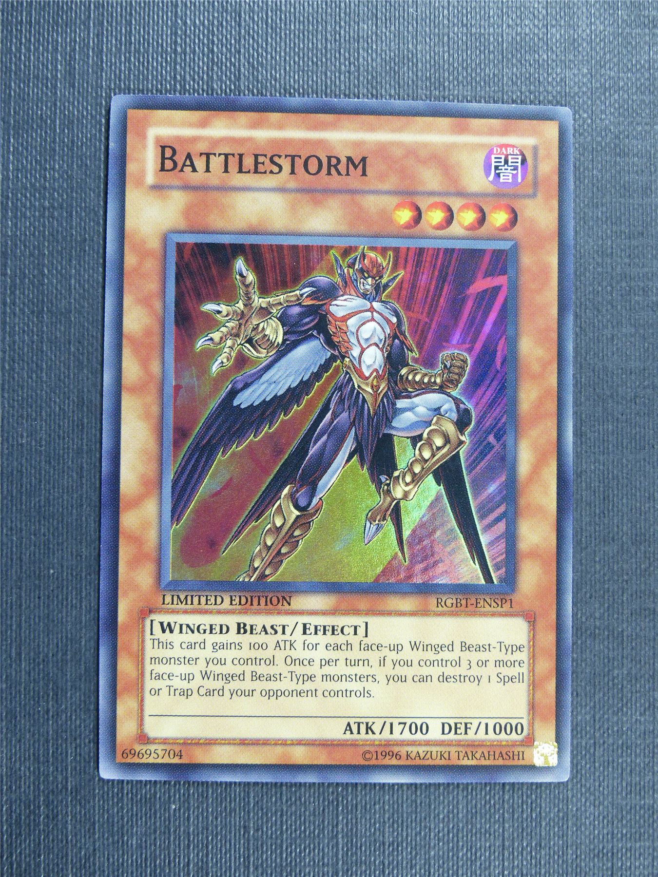 Battlestorm RGBT Super Rare - limited ed - Yugioh Cards #T4