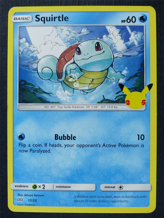 Squirtle 17/25 McDonalds Promo - Pokemon Card #3LS