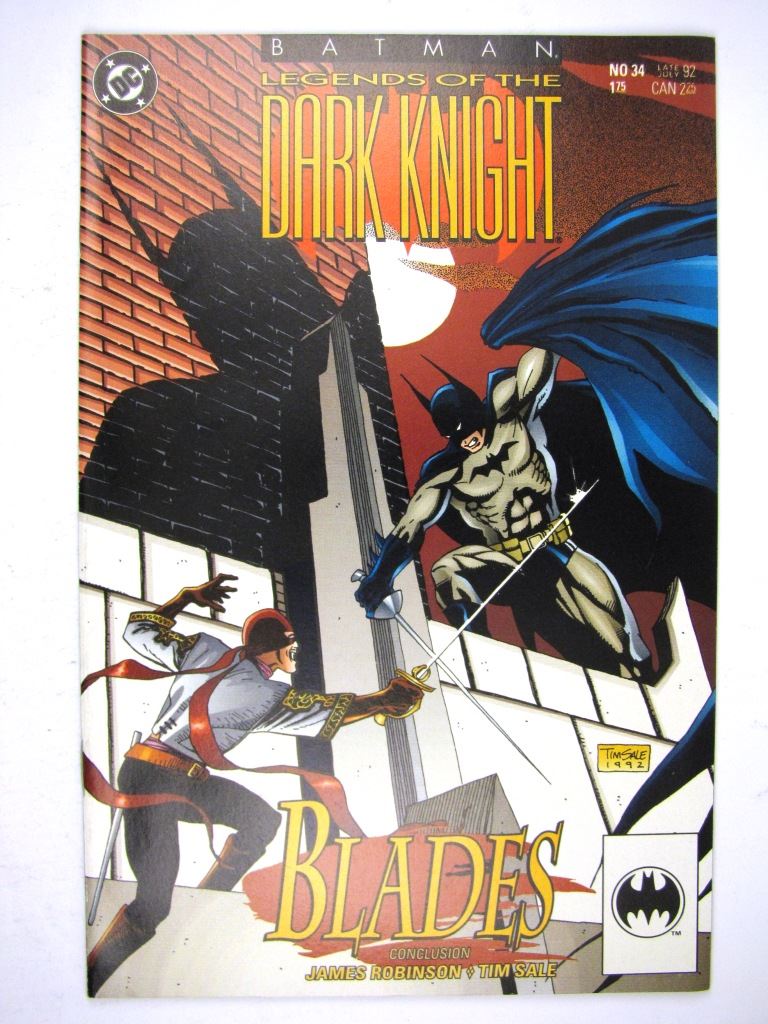 DC Comics: LEGENDS OF THE DARK KNIGHT #34 JULY 1992 # 20H82